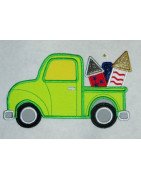 Applique Fireworks Truck