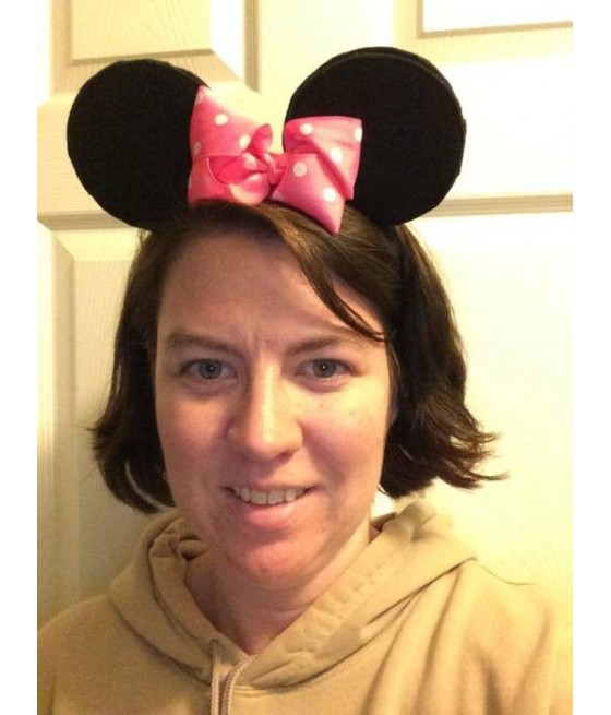 In Hoop Mouse Ears for Headbands