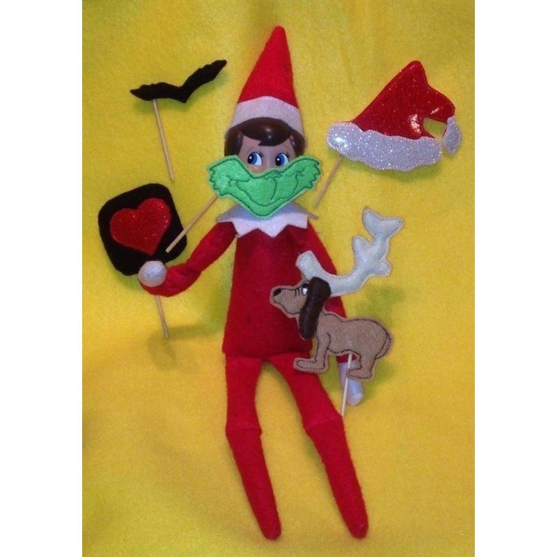 Mean One Elf Photo Props