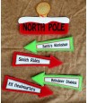 In Hoop North Pole Yard Sign