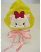 In Hoop Tubbie Towelz White Kitty