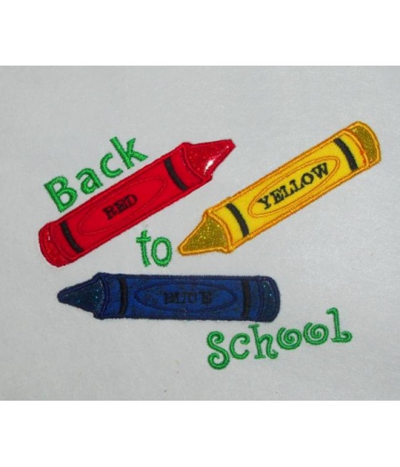 Back to School Crayons