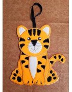In Hoop Tiger Door Hanger