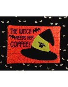 In Hoop Witch Mug Rug
