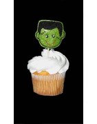 In Hoop Frankenstein Cupcake Topper