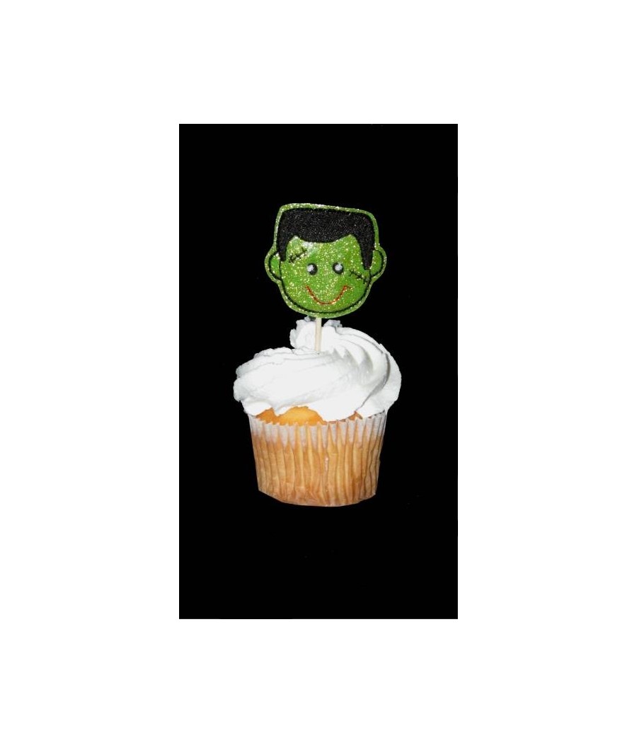 In Hoop Frankenstein Cupcake Topper