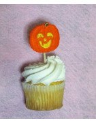 In Hoop Jack-O-Lantern Cupcake Topper