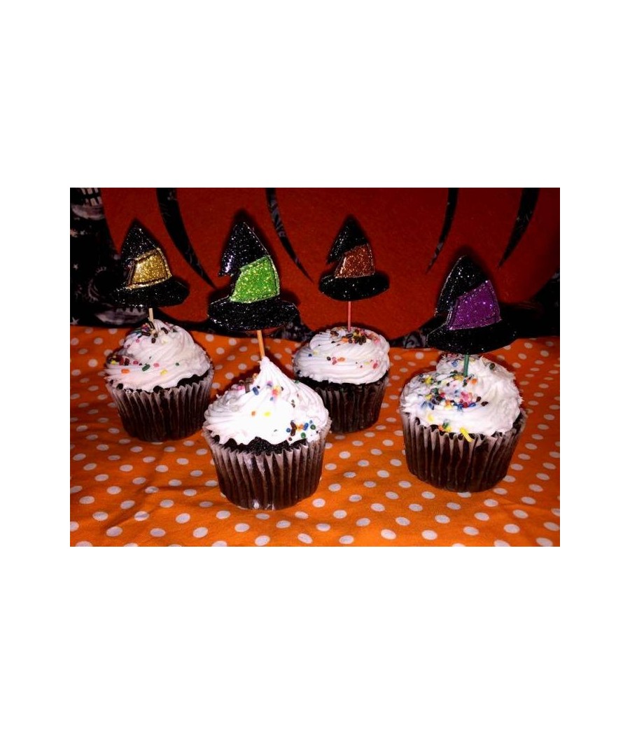 In Hoop Witch Hat Cupcake Topper
