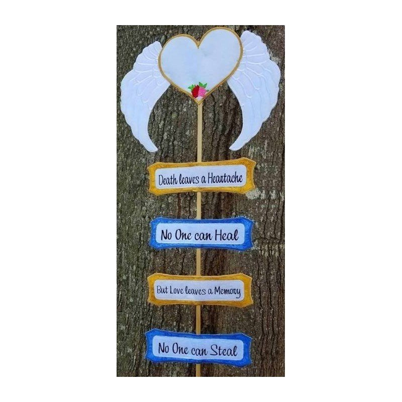 In Hoop Remembrance Yard Sign