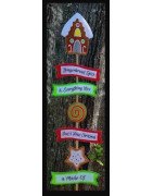 In Hoop Gingerbread Spice Yard Sign