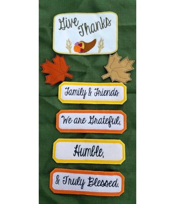 In Hoop Give Thanks Yard Sign