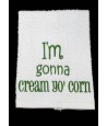 Cream Yo Corn Kitchen Towel Saying