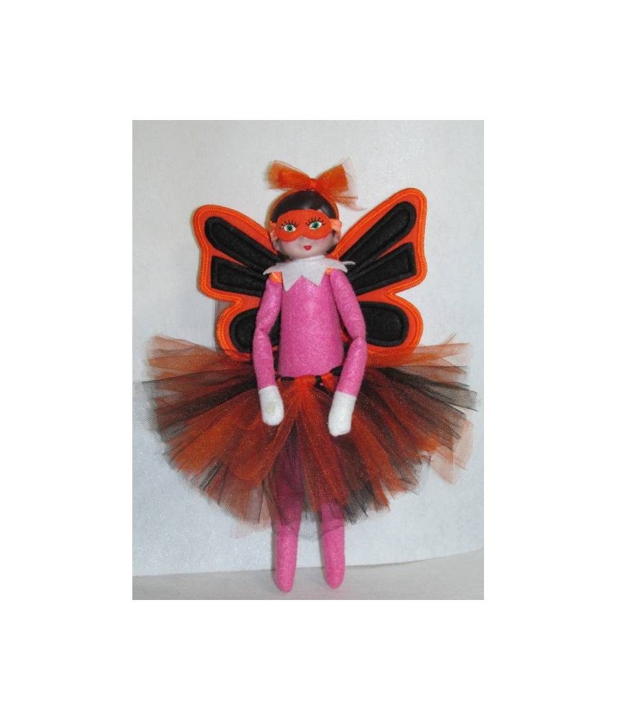 In Hoop Butterfly Wings and Mask Elf
