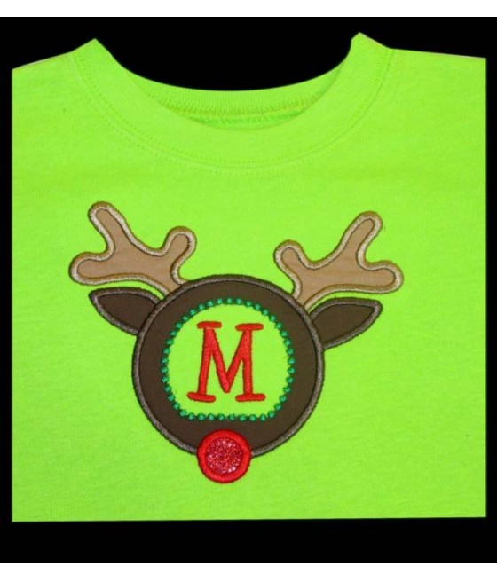 Monogram Reindeer Design