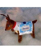 In Hoop Reindeer Blanket with fringe!