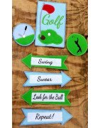 In Hoop Golf Yard Sign
