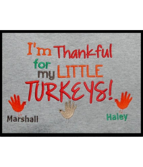 Thankful for Turkeys Family Sayings