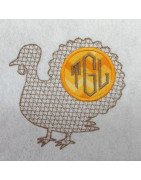 Monogram Filligree Turkey