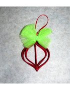In Hoop Glitter Vinyl Ornament