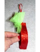 In Hoop Glitter Vinyl Ornament