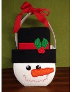 In Hoop Interchangeable Snowman Front