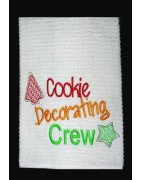 Cookie Decorating Crew Towel Saying