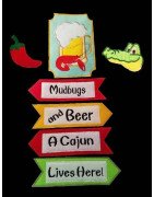 Inn Hoop Cajun Yard Sign