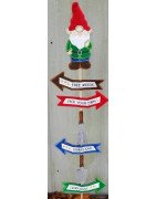 In Hoop Gnome Yard Sign