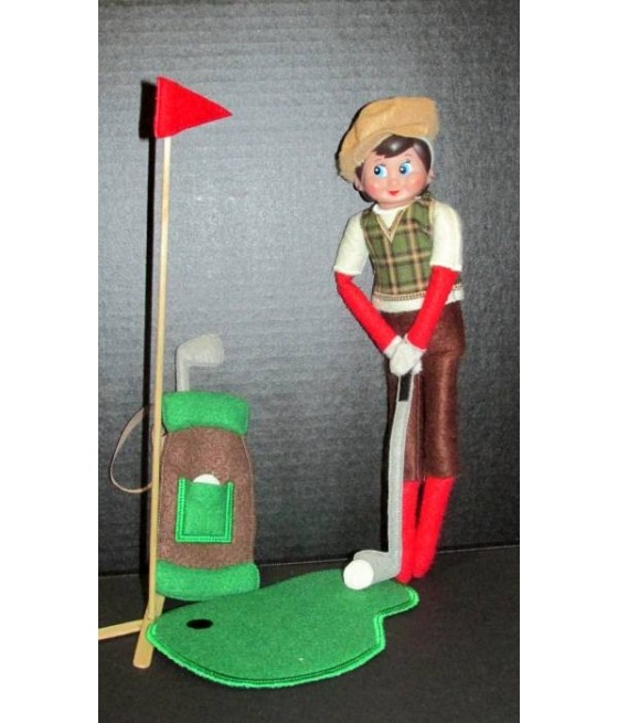 In Hoop Golfing Elf