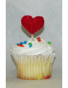  In Hoop Cupcake Topper Heart