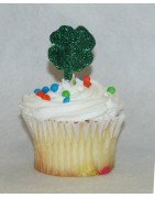 In Hoop Cupcake Topper Shamrock