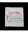 Love Bites Kitchen Towel Design