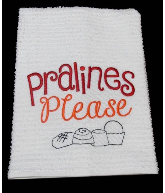 Pralines Please Saying