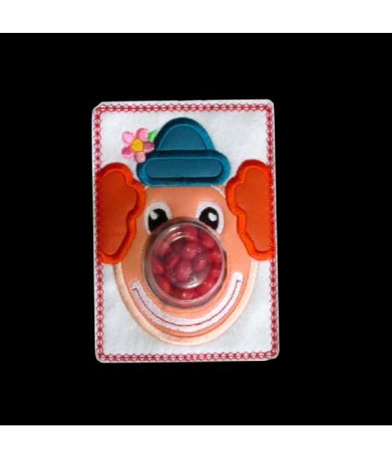 In Hoop Clown Lip/Candy Balm Holder