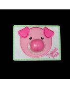 In Hoop Tickled Pink Pig Lip/Candy Balm Holder