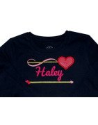 Split Hearts with Applique