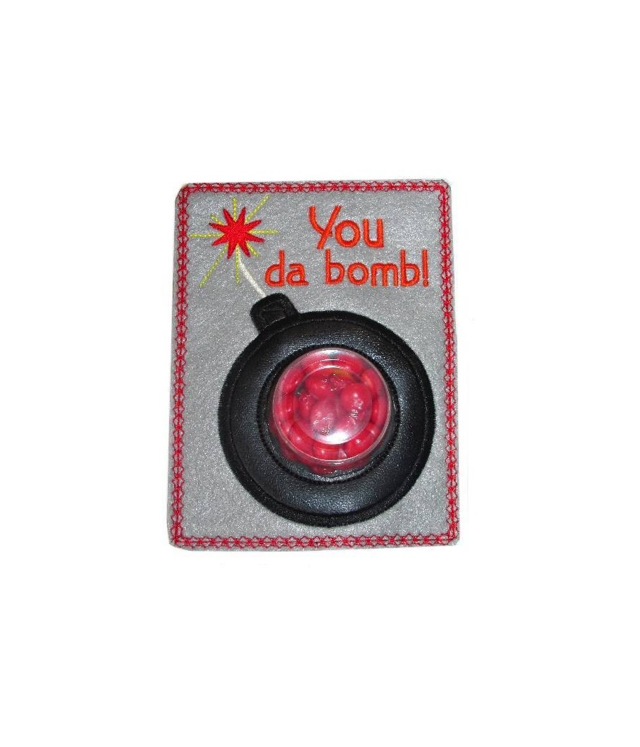 In Hoop da Bomb  Lip/Candy Balm Holder