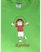 NNKids Jumprope Girl Applique