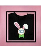 Monogram Bunny Ears Boy Design