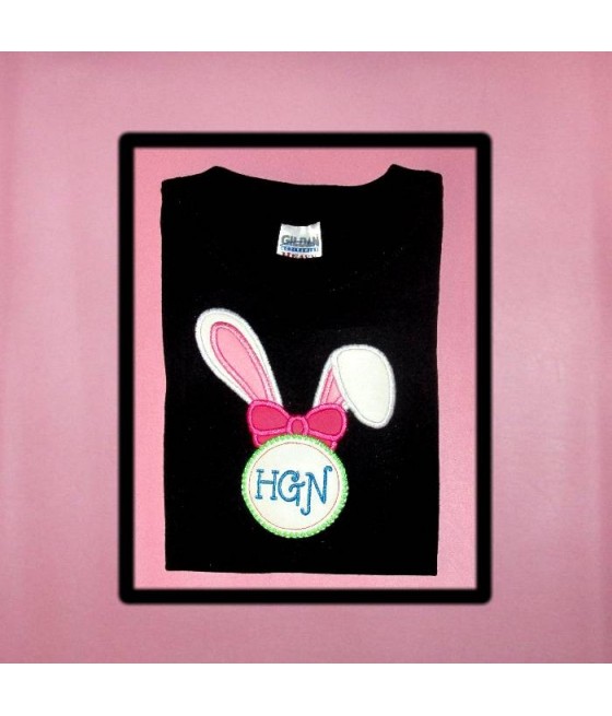 Monogram Bunny Ears Design