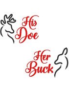 Buck Doe Pillowcase Set