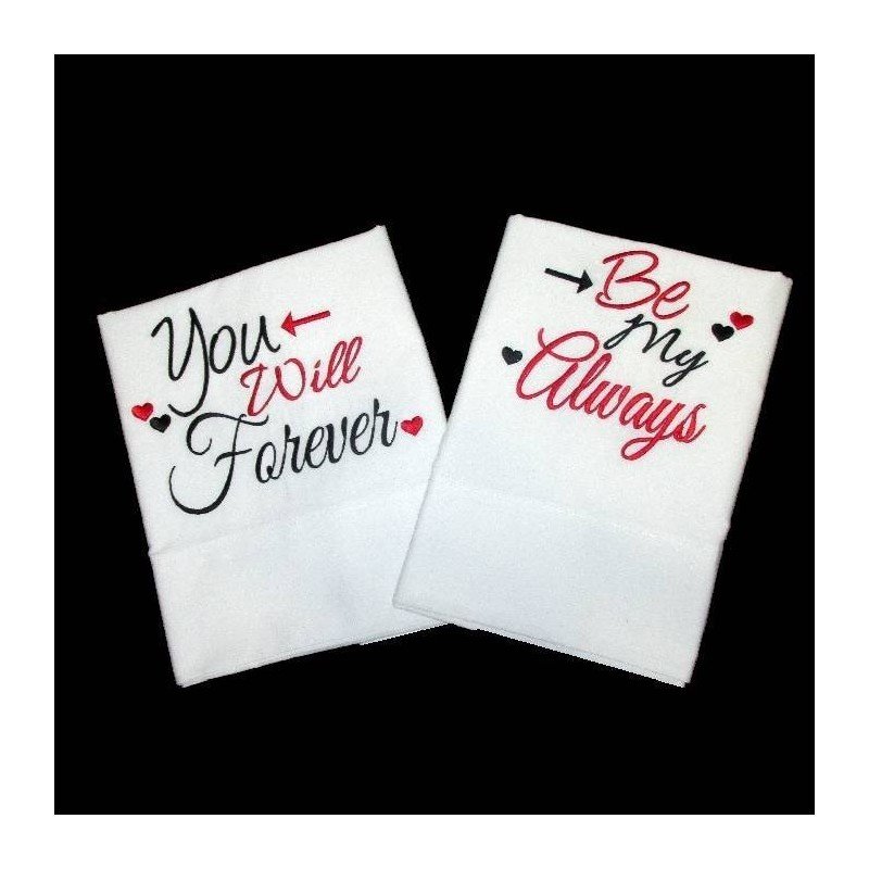 Forever Always Pillowcase Design Set