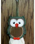 In Hoop Recycle Plastic Bag Storage Owl