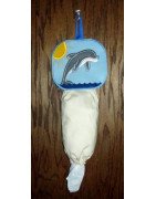 In Hoop Recycle Plastic Bag Storage Dolphin
