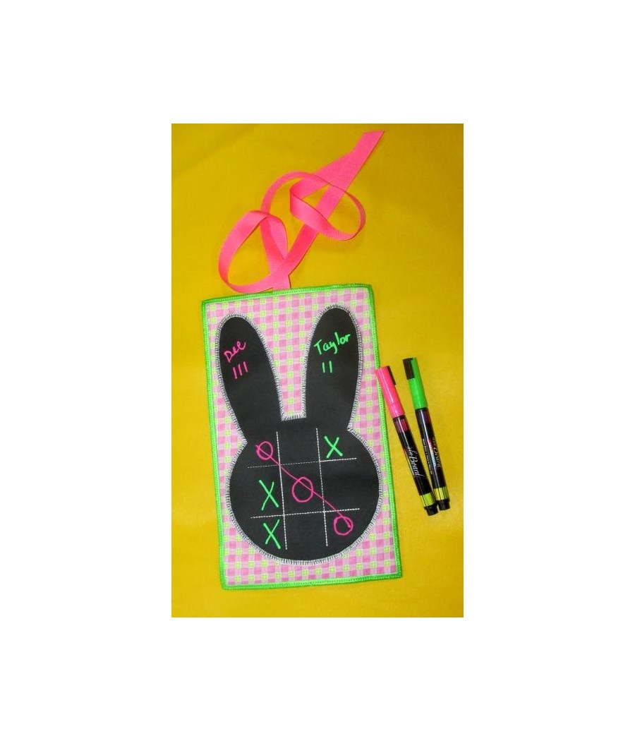 Bunny Tic Tac Toe or Doodle Pad