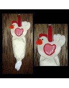 In Hoop Recycle Plastic Bag Storage Chicken