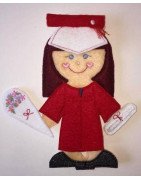  NNKids Flat Doll Girl Graduation Apparel