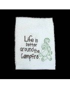 Campfire Towel Saying