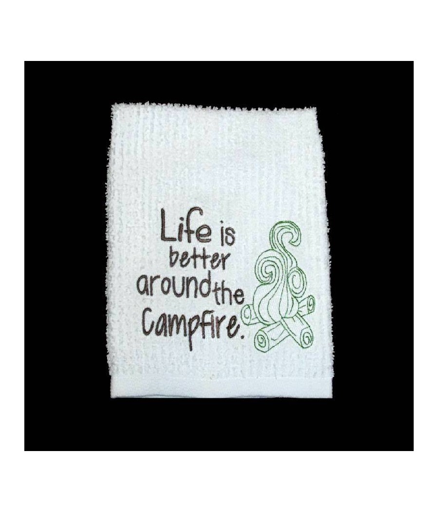 Campfire Towel Saying