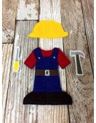 In Hoop Flat Doll Boys Construction Set